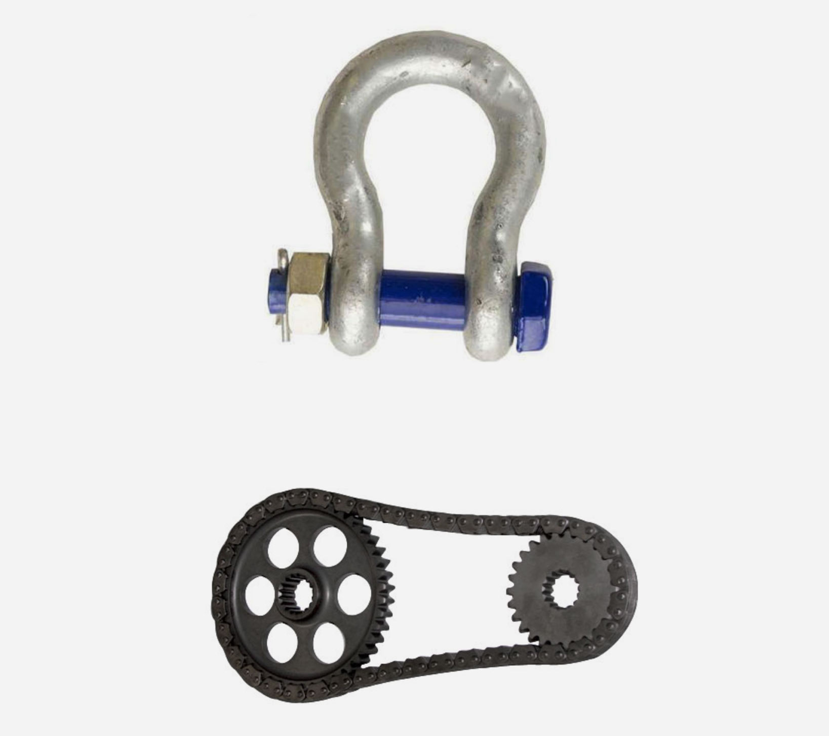 Sprocket Chain Links & D Shackle